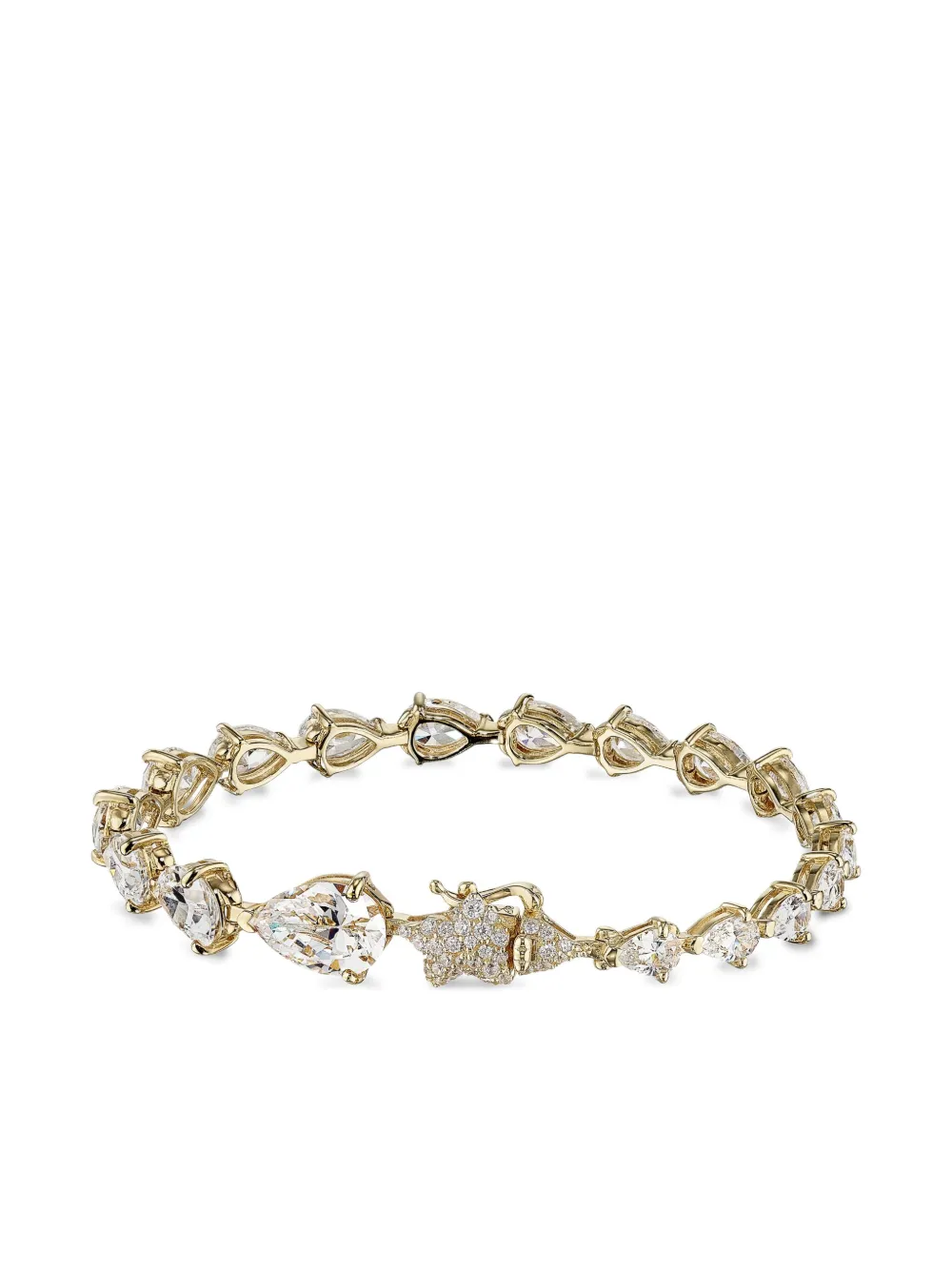 Anabela Chan 18k Yellow Gold Vermeil Diamond Nova Bracelet In Gold