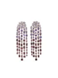 Anabela Chan 18K yellow gold vermeil Lavender Ombré Cascade earrings - Purple