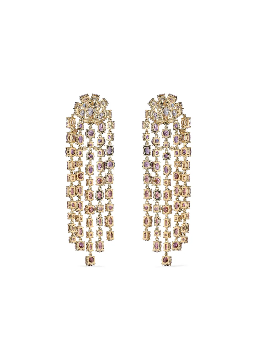 Anabela Chan Women's Lavender Ombré Cascade Drop Earrings In Purple