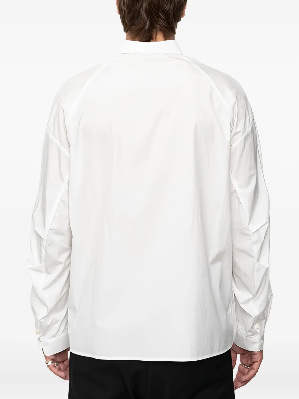 Devoa 170/2 Suvin Cotton Shirt In White