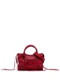Balenciaga Pre-Owned 2013 Mini Lambskin Motocross Classic City satchel - Red