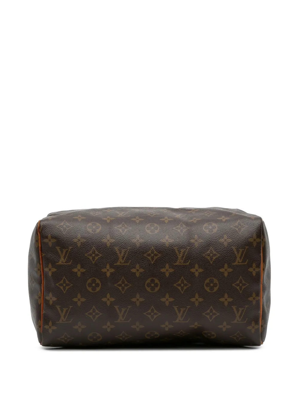 Pre-owned Louis Vuitton 2004 Monogram Speedy 30 Boston Bag In Brown