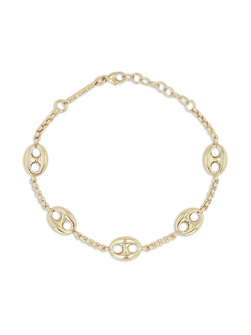Zoë Chicco 14k Yellow Gold Charm Bracelet In Gold
