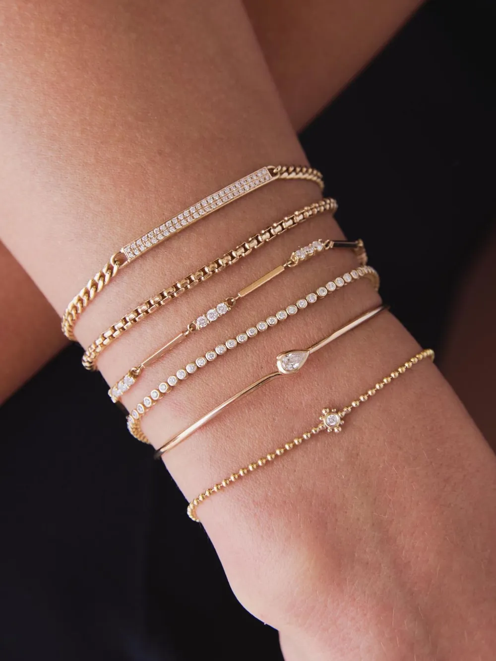 Zoë Chicco 14k Yellow Gold Box-chain Bracelet In Gold