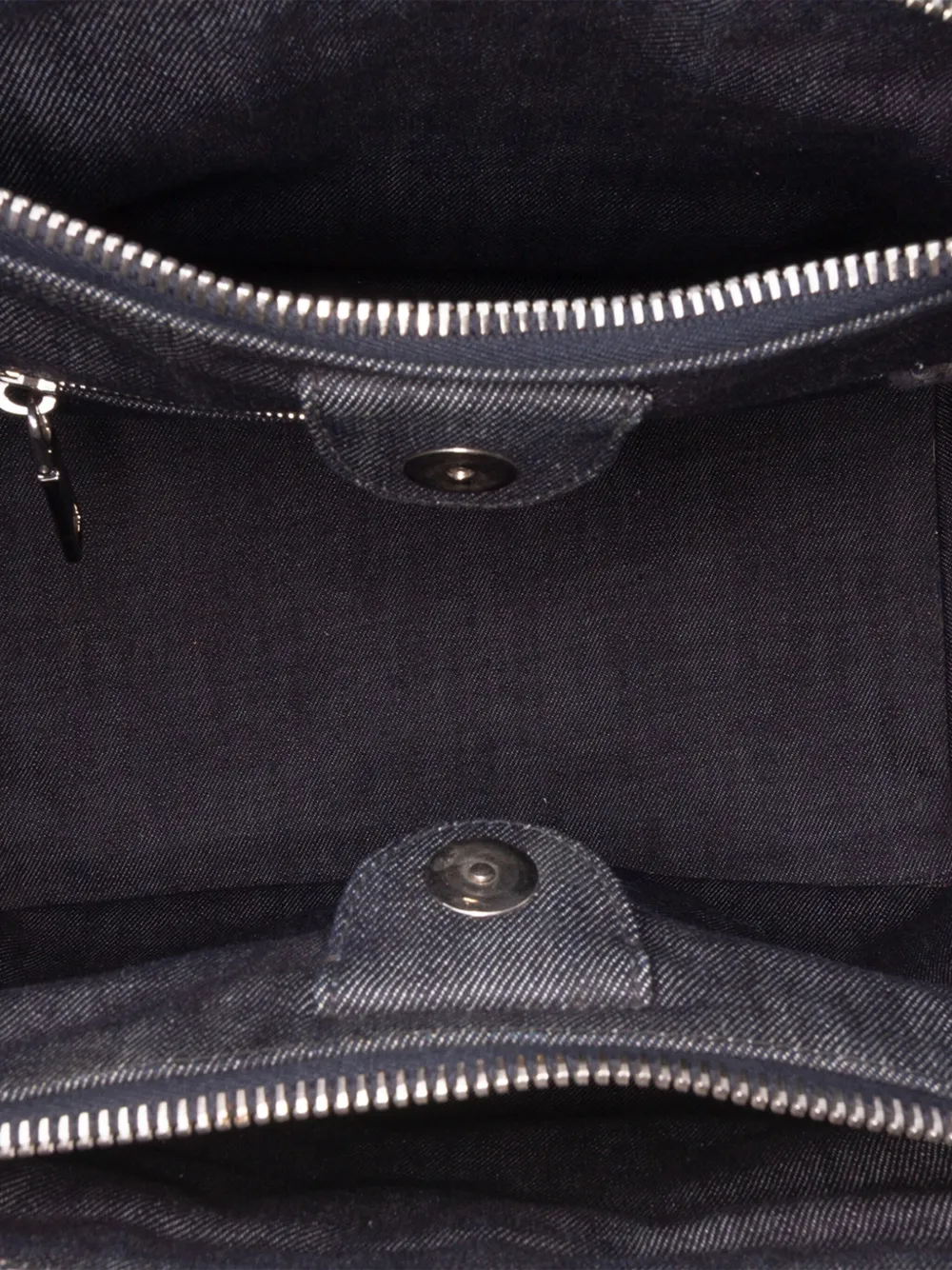 Pre-owned Prada 2000-2025 Denim Canapa Bijoux And Grommet Twin Pocket Tote Satchel In Blue