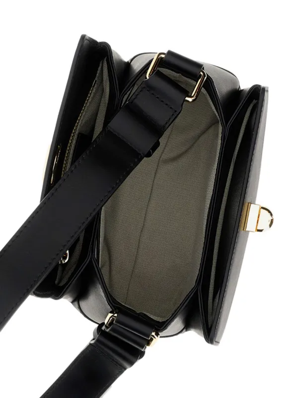 PLAN C ショルダーバッグ 黒 Plan C レザーショルダーバッグ | ブラック | FARFETCH JP