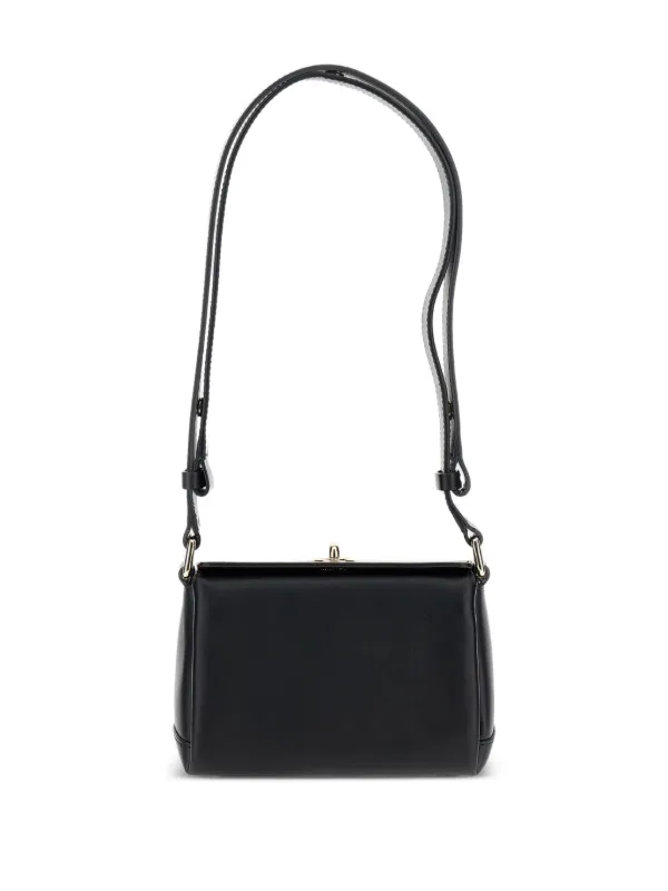 PLAN C ショルダーバッグ 黒 Plan C レザーショルダーバッグ | ブラック | FARFETCH JP