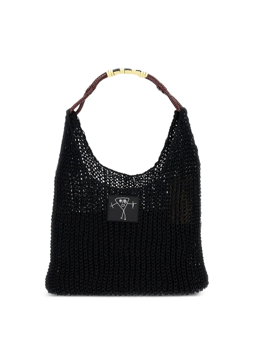 logo-patch shoulder bag