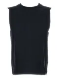 extreme cashmere sleeveless top - Black