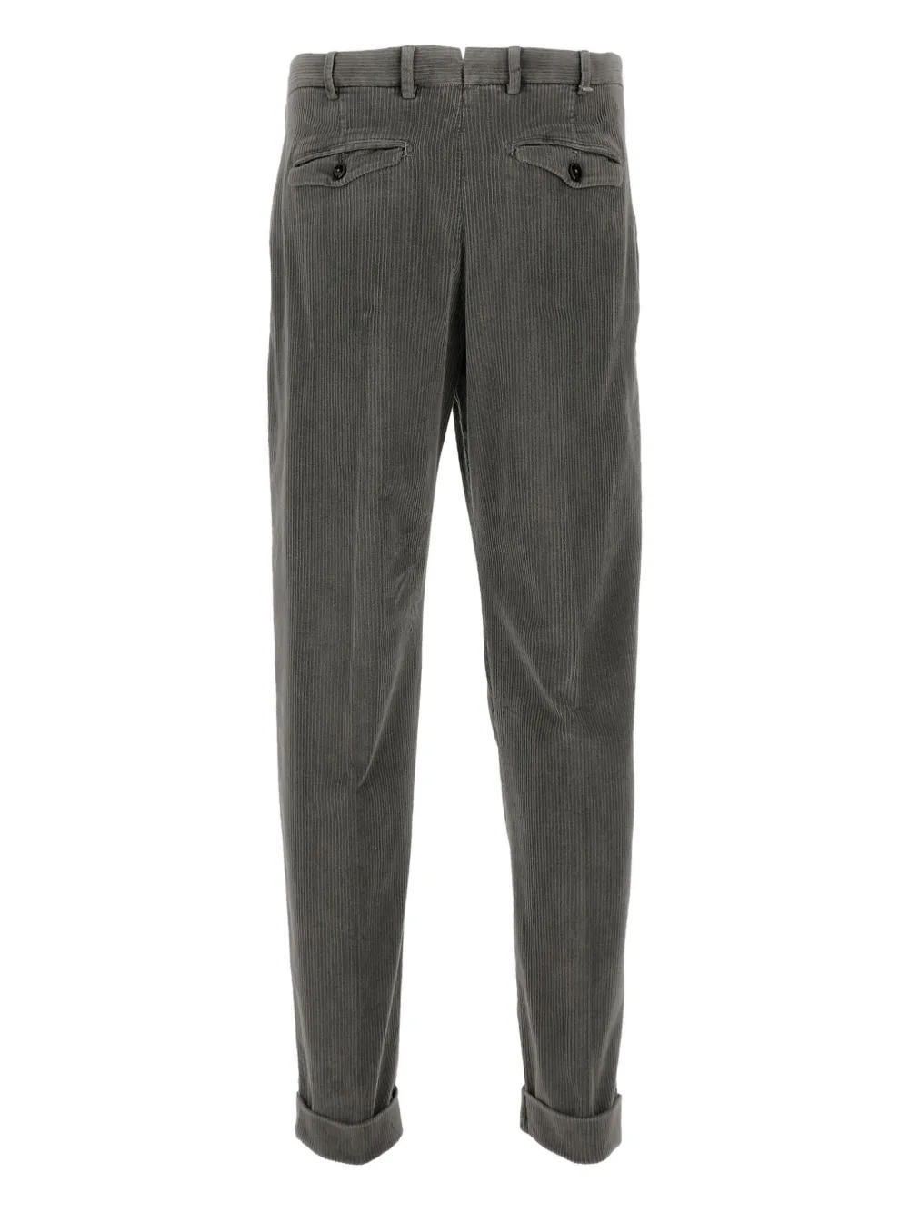 PT Torino ribbed velvet chinos Grijs
