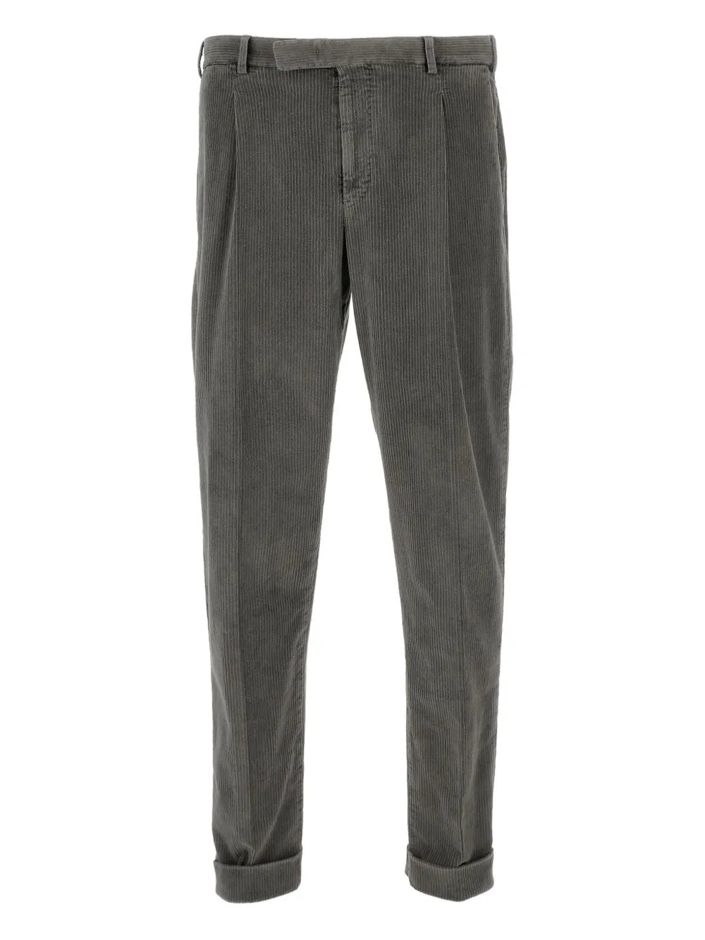 PT Torino ribbed velvet chinos Grijs