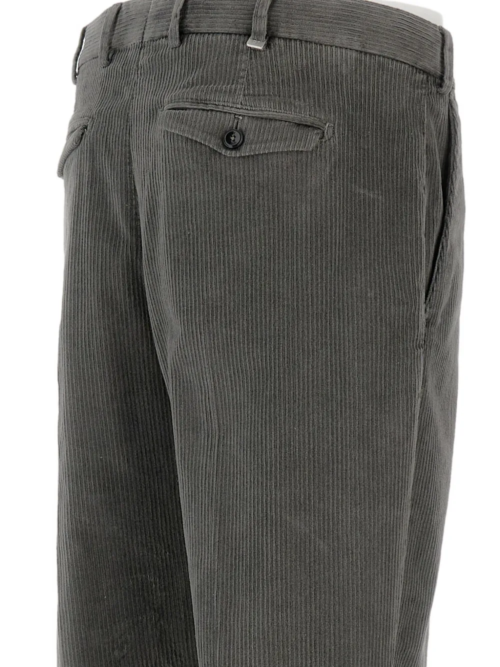 PT Torino ribbed velvet chinos Grijs