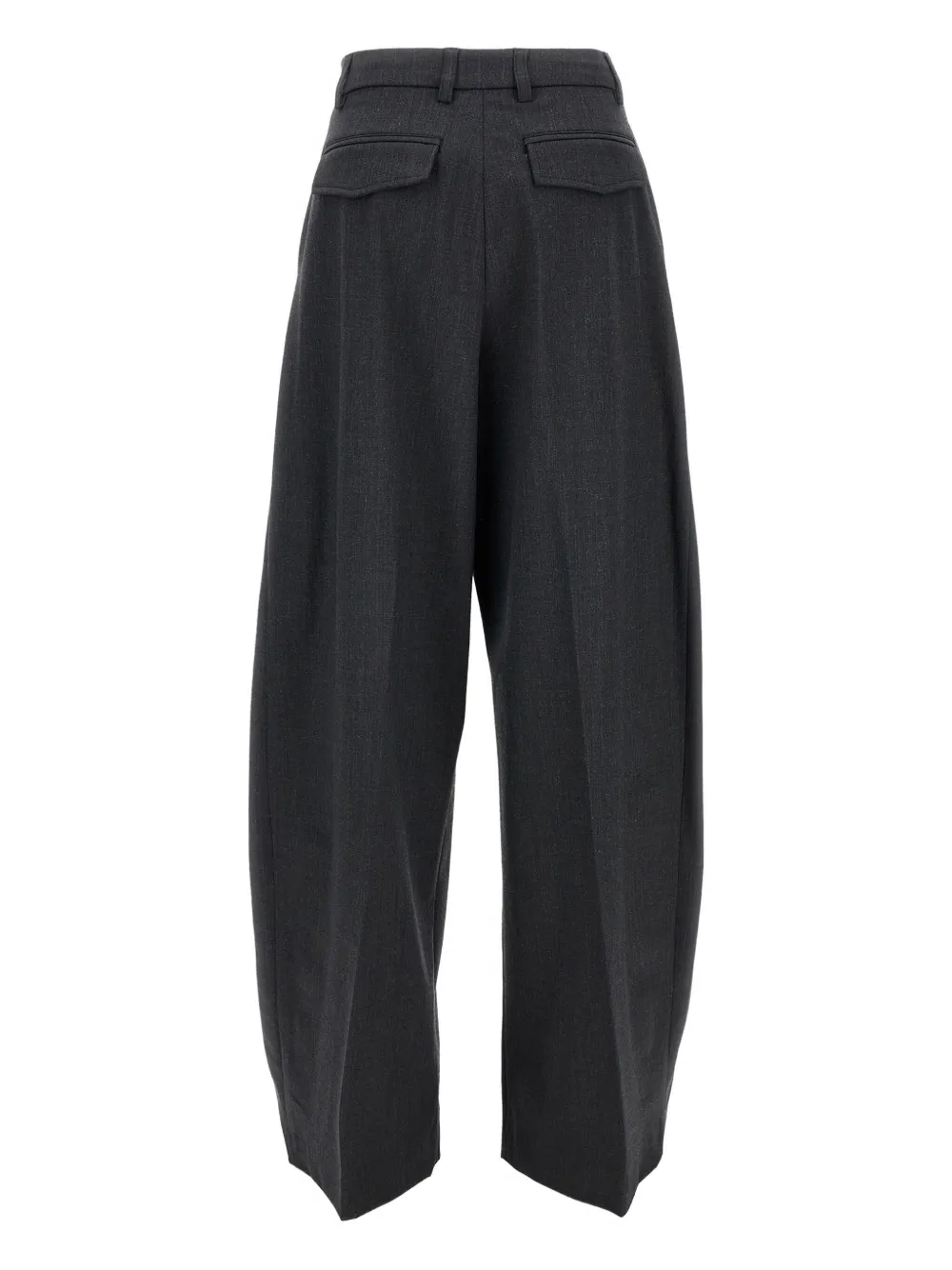 THELATEST pleated side-pocket trousers Zwart