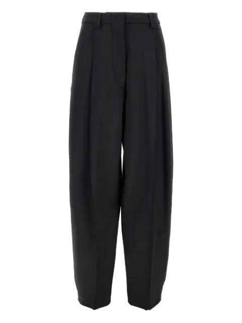 THELATEST pleated front-zip trousers