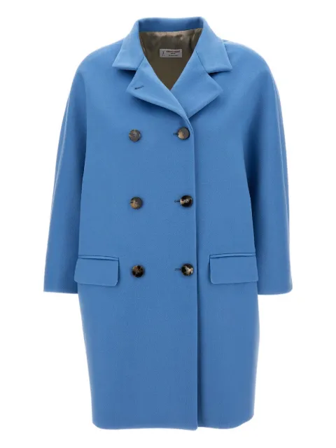 Alberto Biani button fastening pocket coat