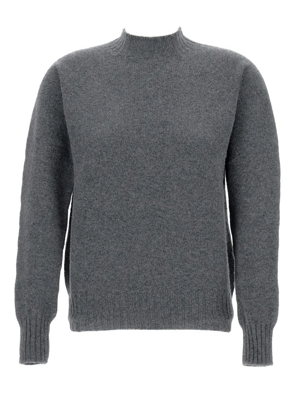 wool mock-neck sweater