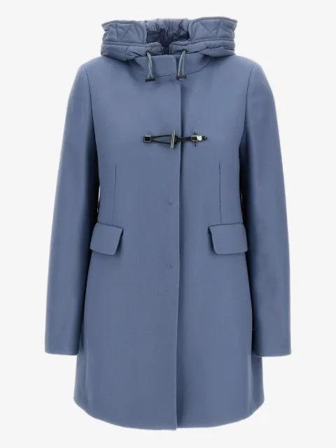 Fay hooded toggle coat