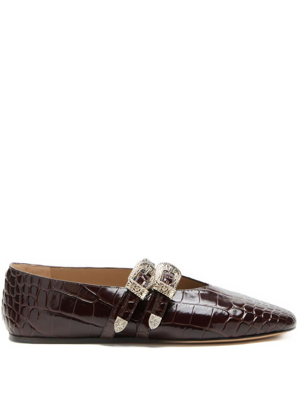 Claudia leather ballet flats