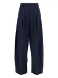 THELATEST pleated side-pocket trousers - Blue