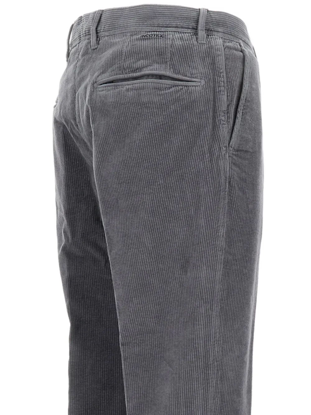 Incotex Ribfluwelen broek Grijs