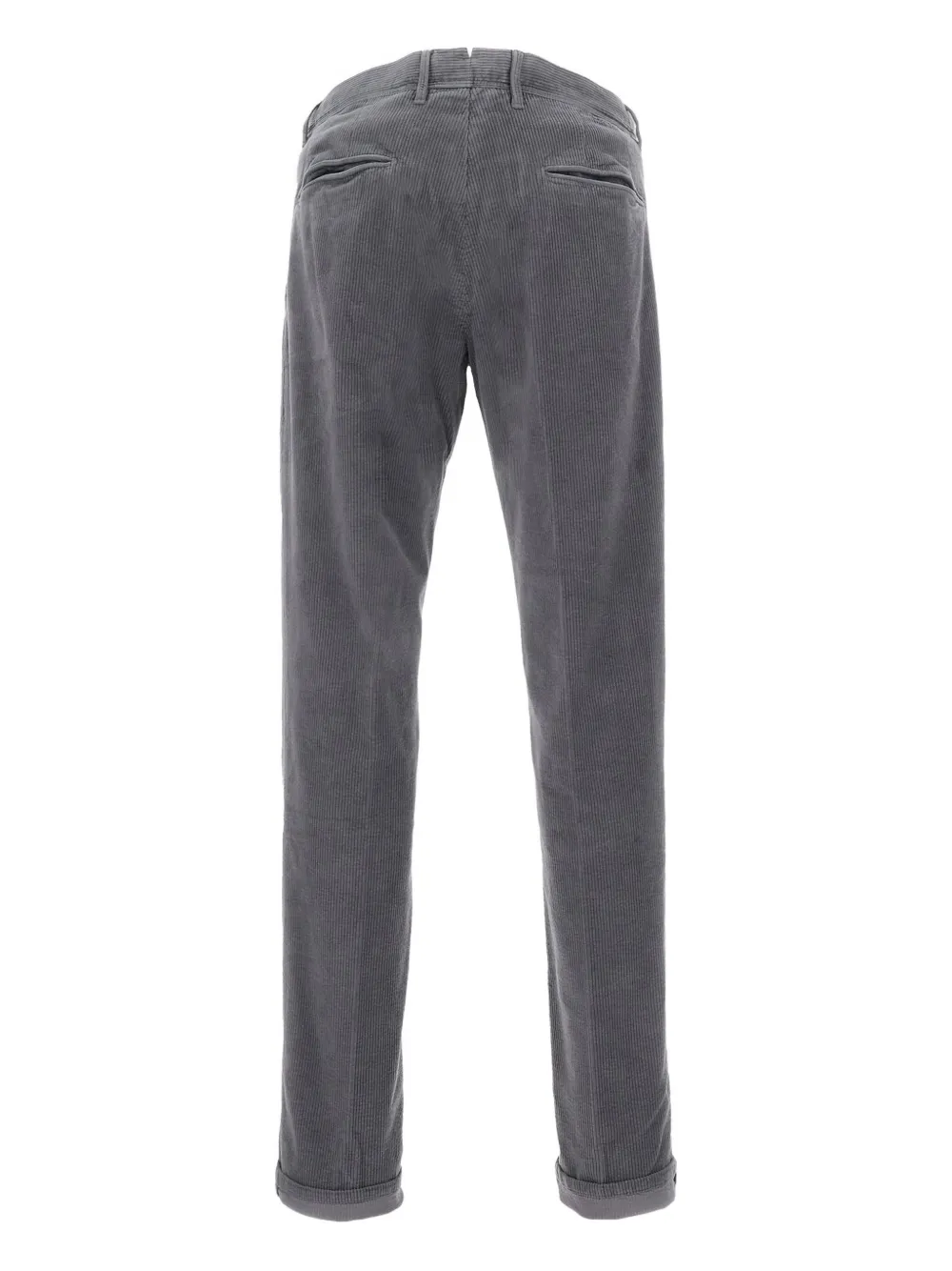 Incotex Ribfluwelen broek Grijs