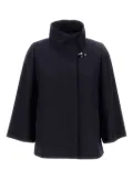 Fay high-neck clasp jacket - Blue