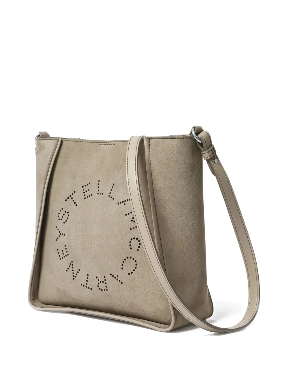 Stella McCartney Schoudertas met logo Beige