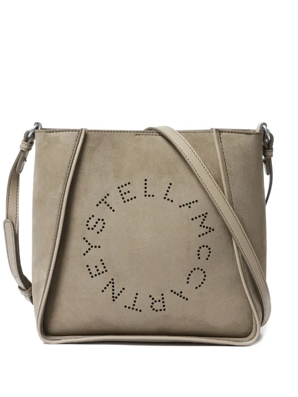 Stella McCartney Logo-detail Shoulder Bag in Neutrals