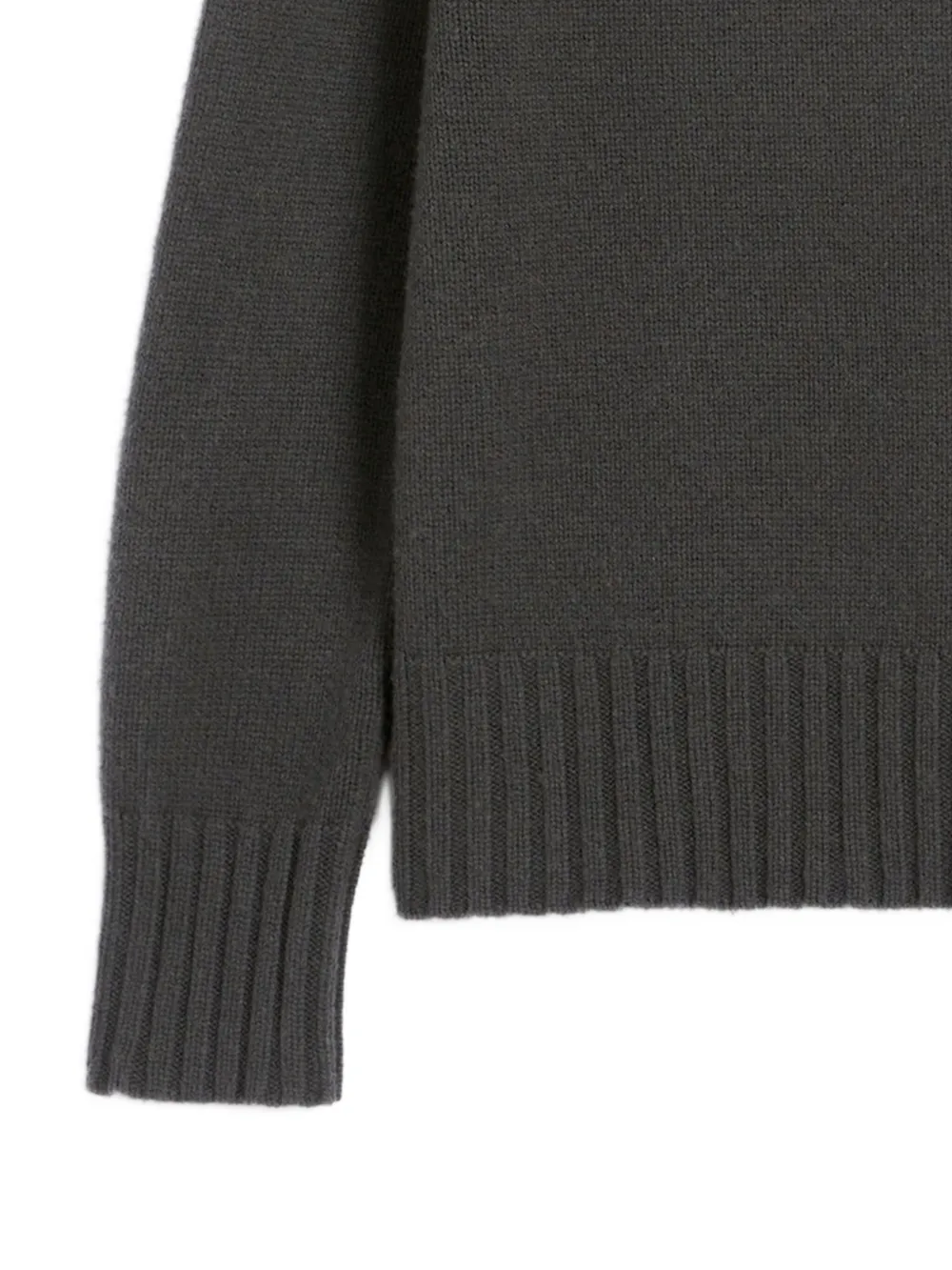 'S Max Mara high-neck ribbed sweater Grijs
