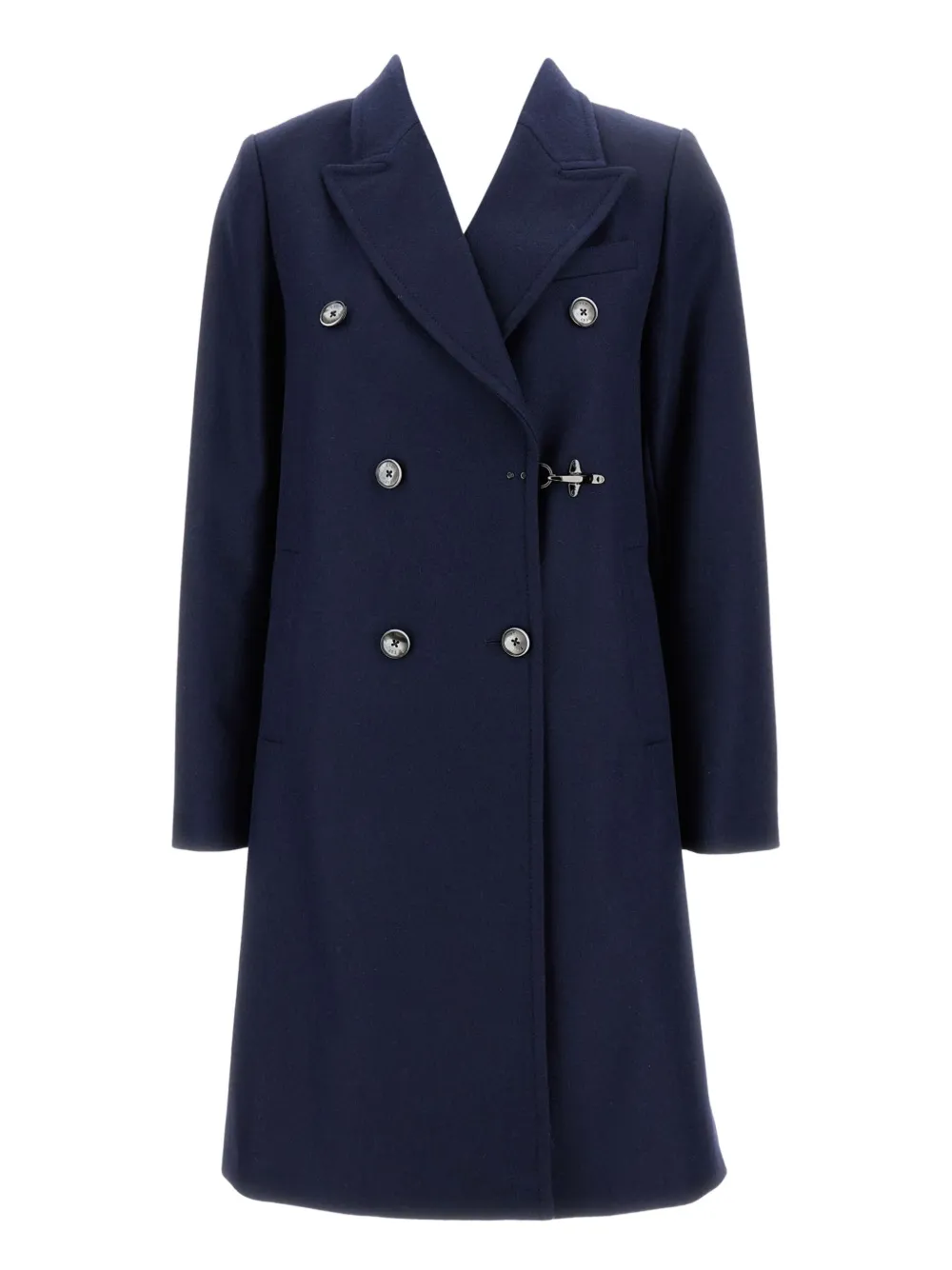Fay double-breasted coat | Blue | Image 1