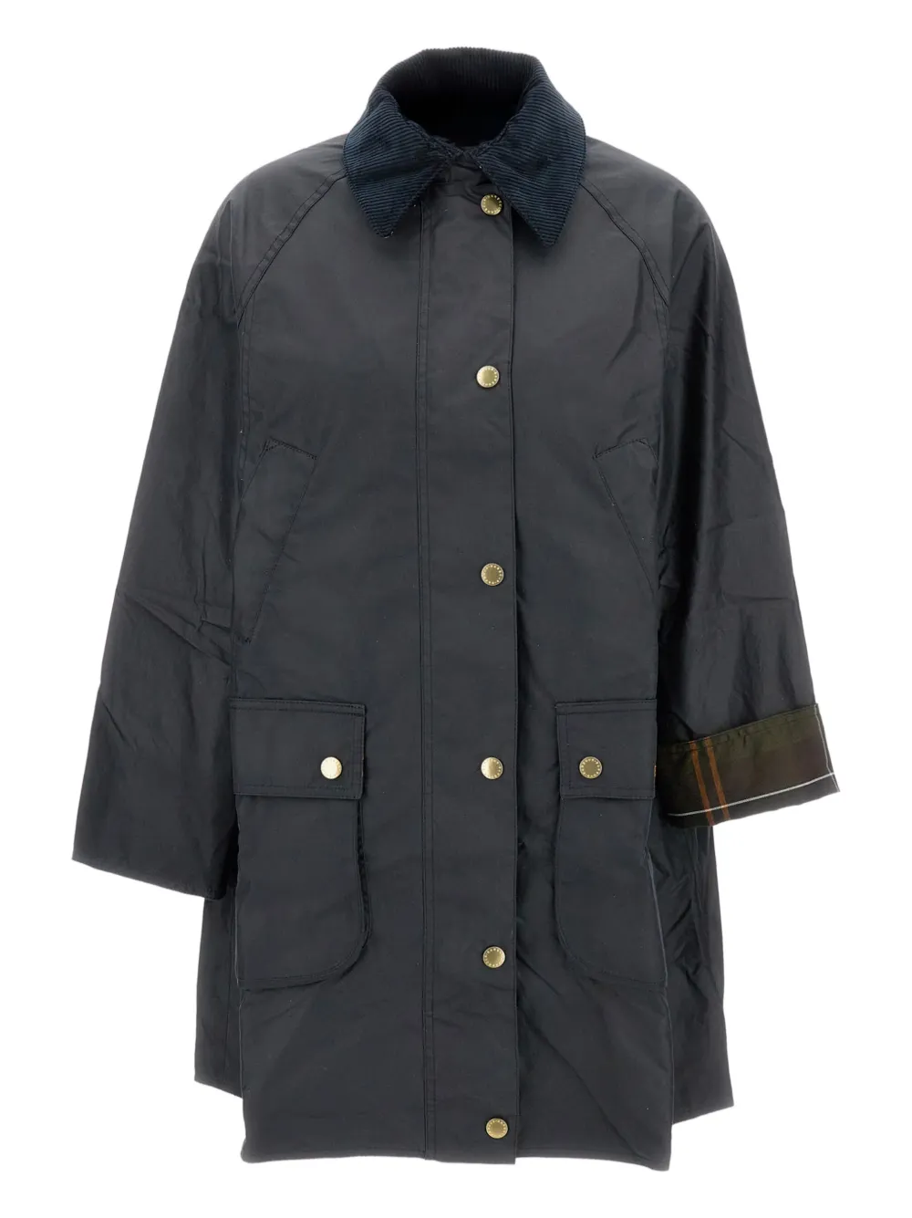 Barbour Bednell zip button...