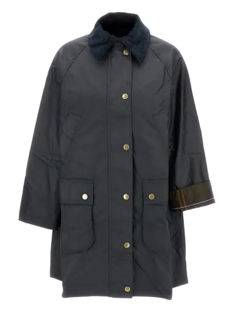 Barbour Bednell zip button cotton coat