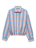 Prada checked poplin shirt - Blue