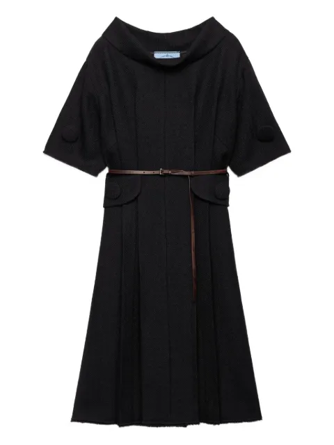 Prada short-sleeve wool mini dress