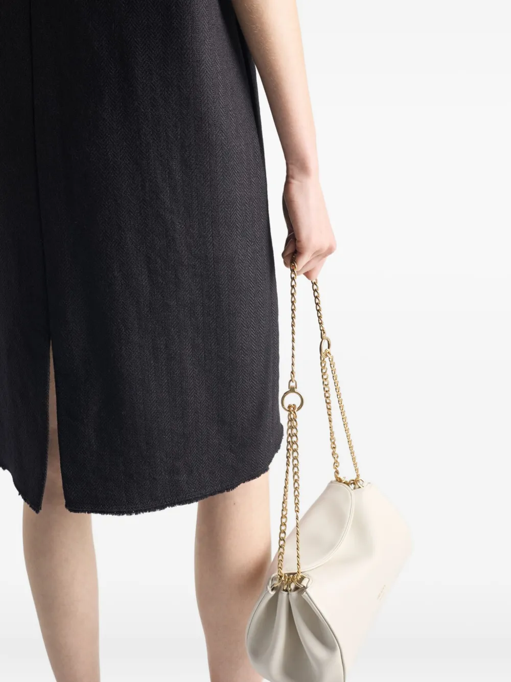 Prada Mini-jurk met korte mouwen Zwart