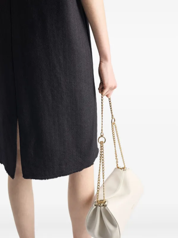 Prada ショートスリーブ ウールミニドレス | ブラック | FARFETCH JP