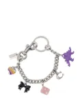 Coach charm-link keyring - Silver