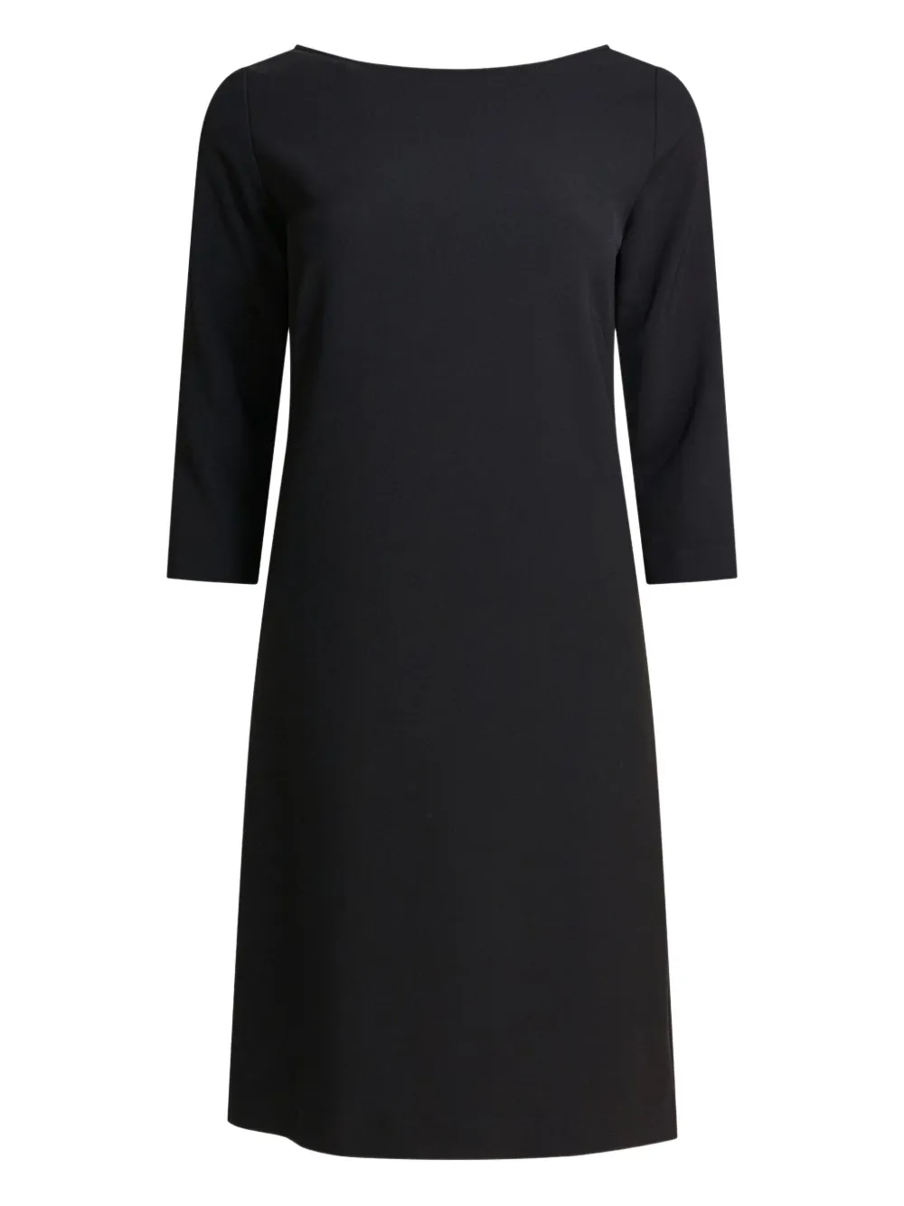 Semper Jurk met cropped mouwen - Zwart