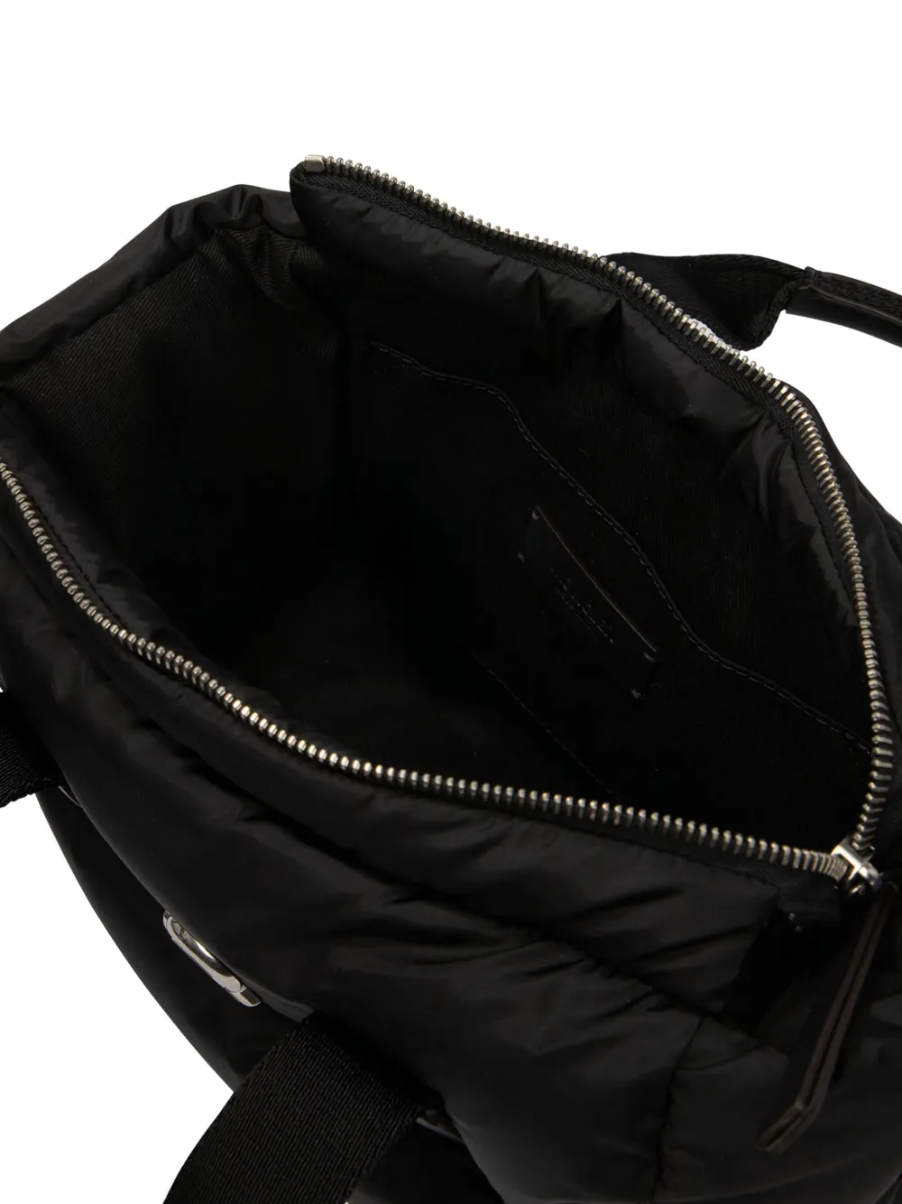 Moncler quilted tote bag Zwart