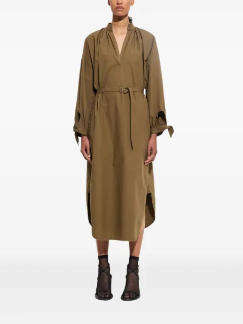 Christian Wijnants Dulcie tie-cuff midi shirt dress