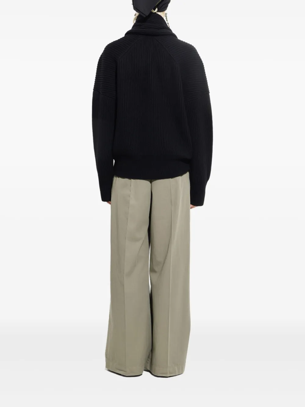 Christian Wijnants Khrami geribbeld vest Zwart