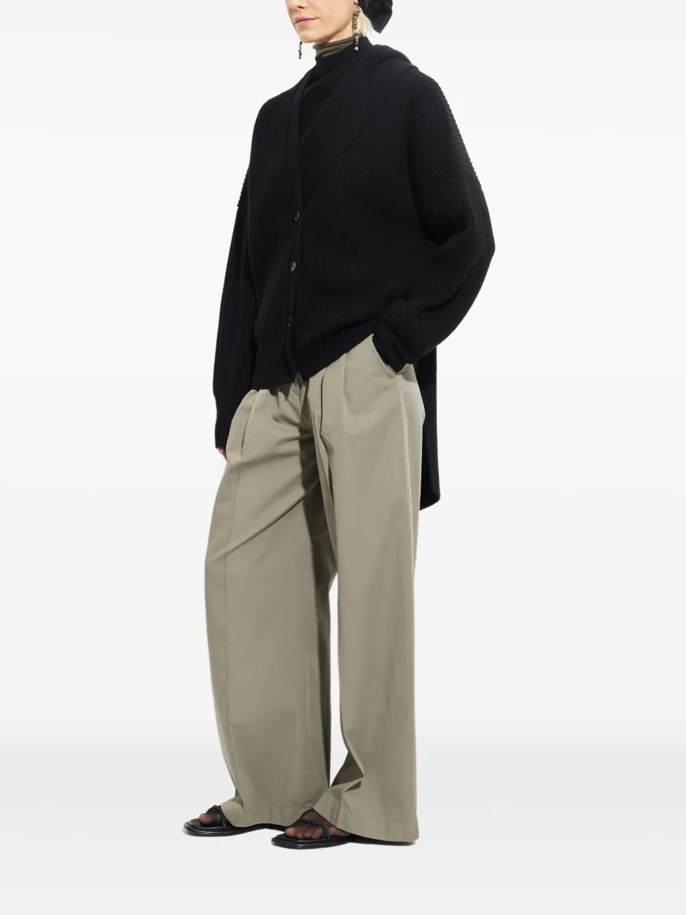 Christian Wijnants Khrami geribbeld vest Zwart