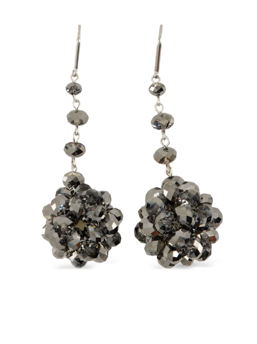 ISABEL MARANT Ga クリスタル ドロップピアス - シルバートーン ISABEL MARANT Ga クリスタル ドロップピアス - シルバートーン