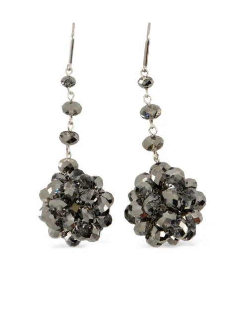 ISABEL MARANT boucles d'oreilles pendantes Ga serties de cristaux