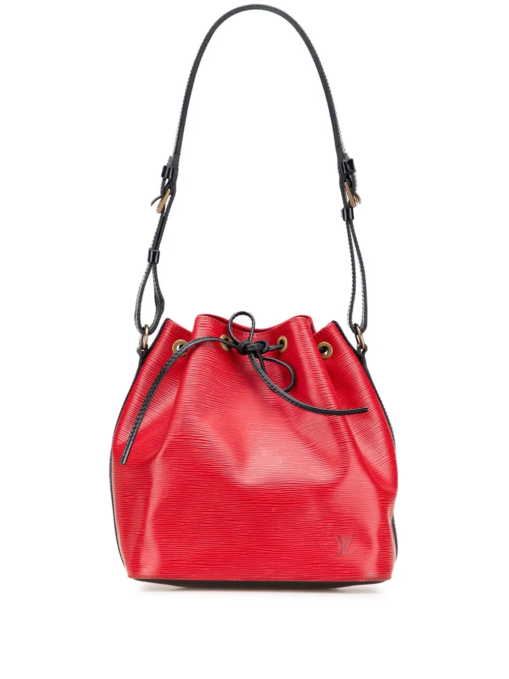 Louis Vuitton Pre-Owned 1995 Epi Petit Bicolor Noe bucket bag - ブラック Louis Vuitton Pre-Owned 1995 Epi Petit Bicolor Noe bucket bag - ブラック