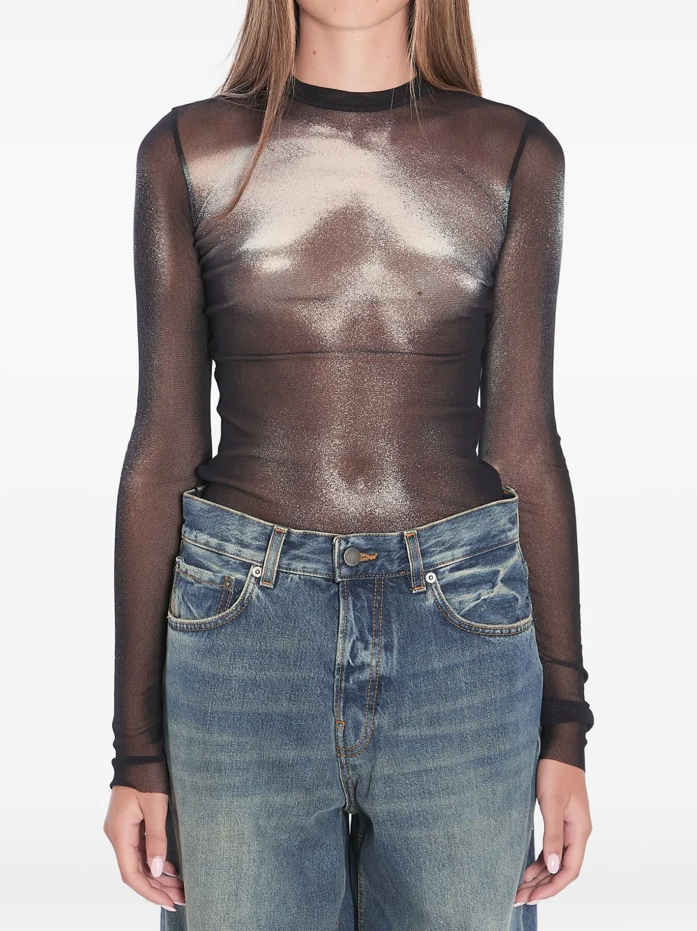 Body Dust long-sleeve top