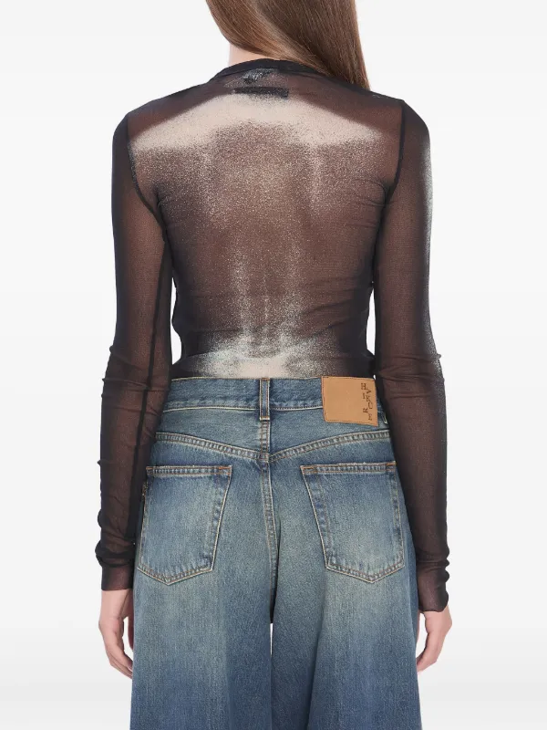 Jean Paul Gaultier long-sleeve T-shirt | Black | FARFETCH RO