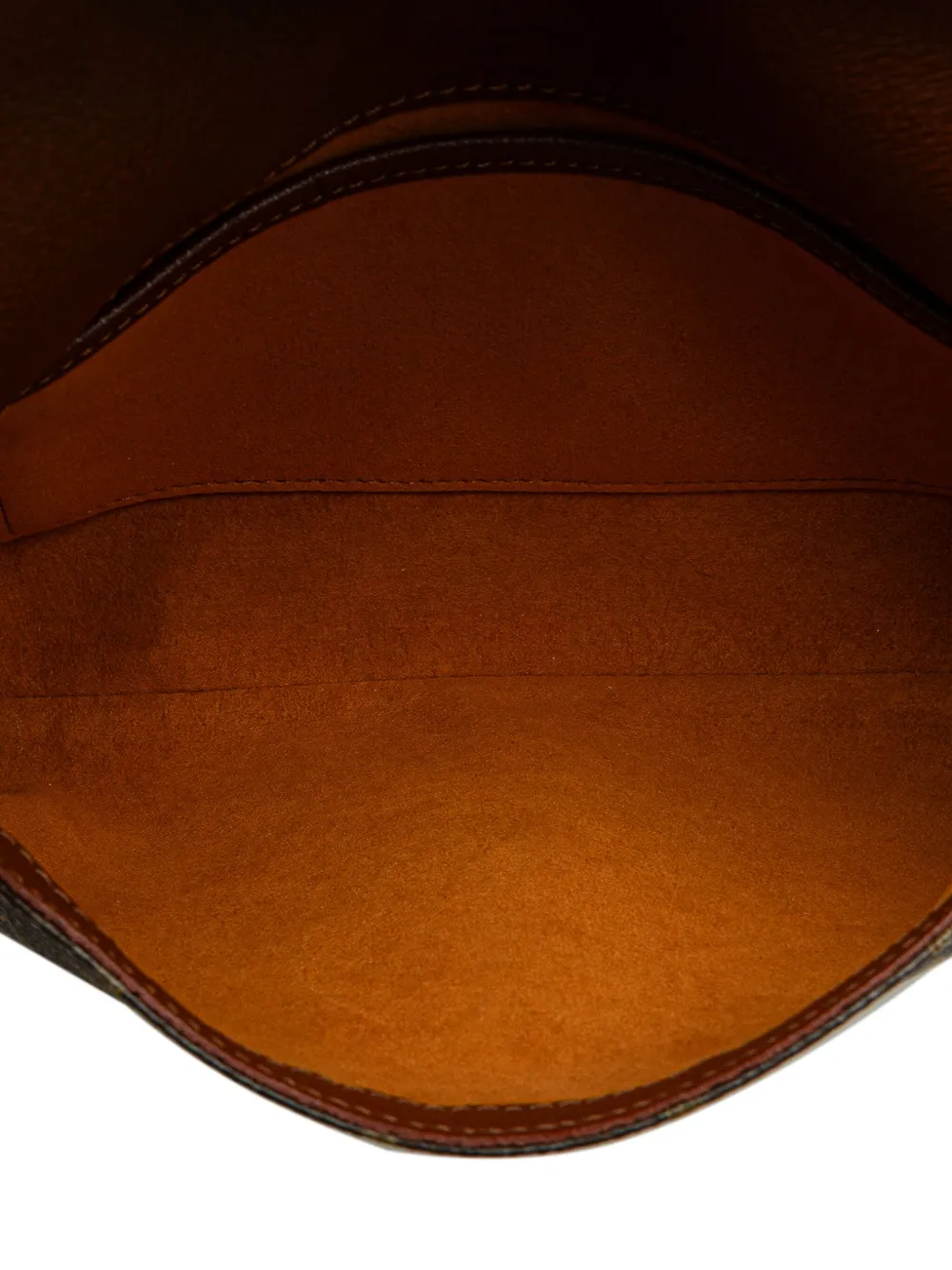 Pre-owned Louis Vuitton 2001 Monogram Musette Tango Short Strap Shoulder Bag In Brown