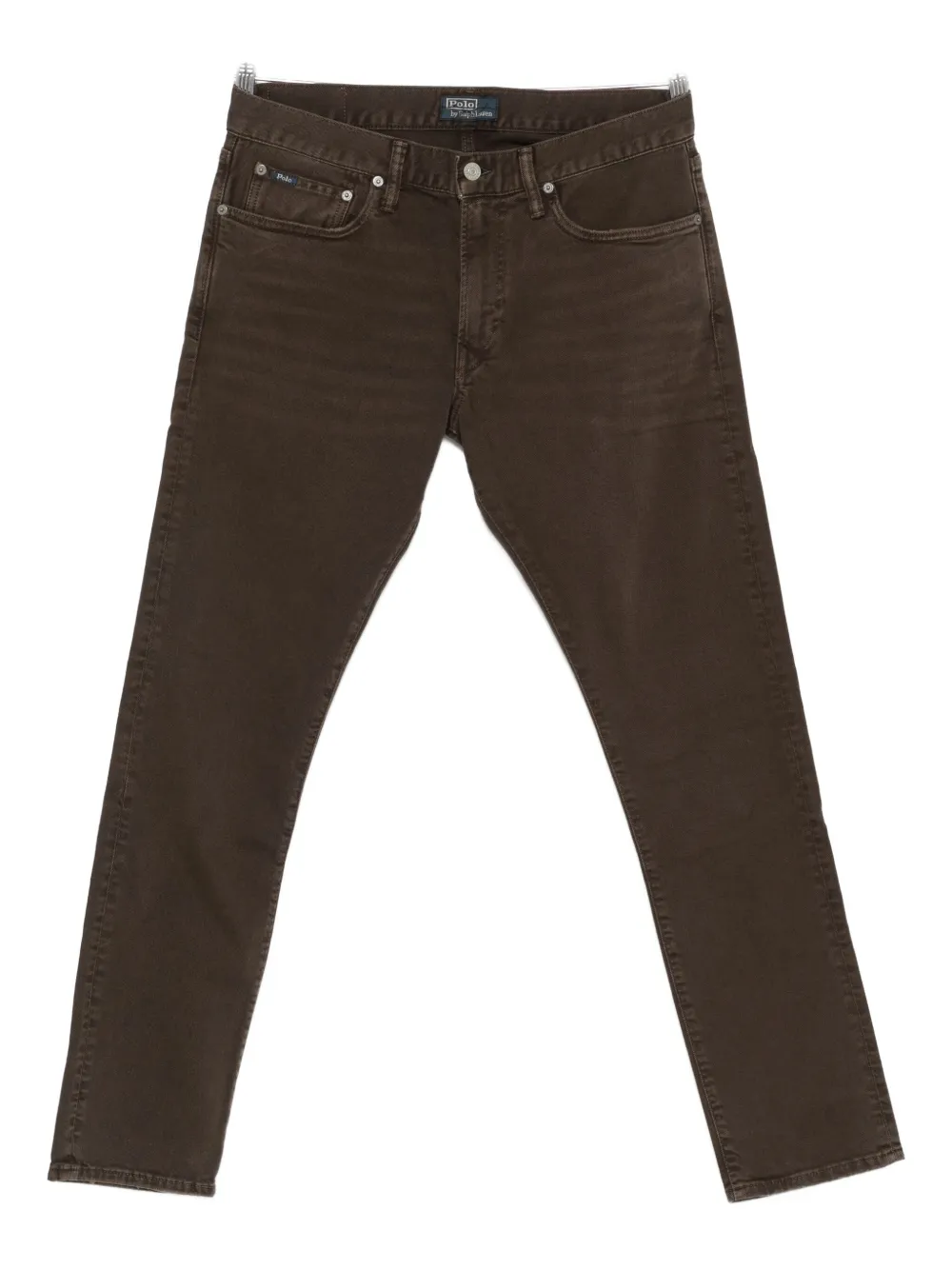 Polo Ralph Lauren logo-patch jeans Bruin
