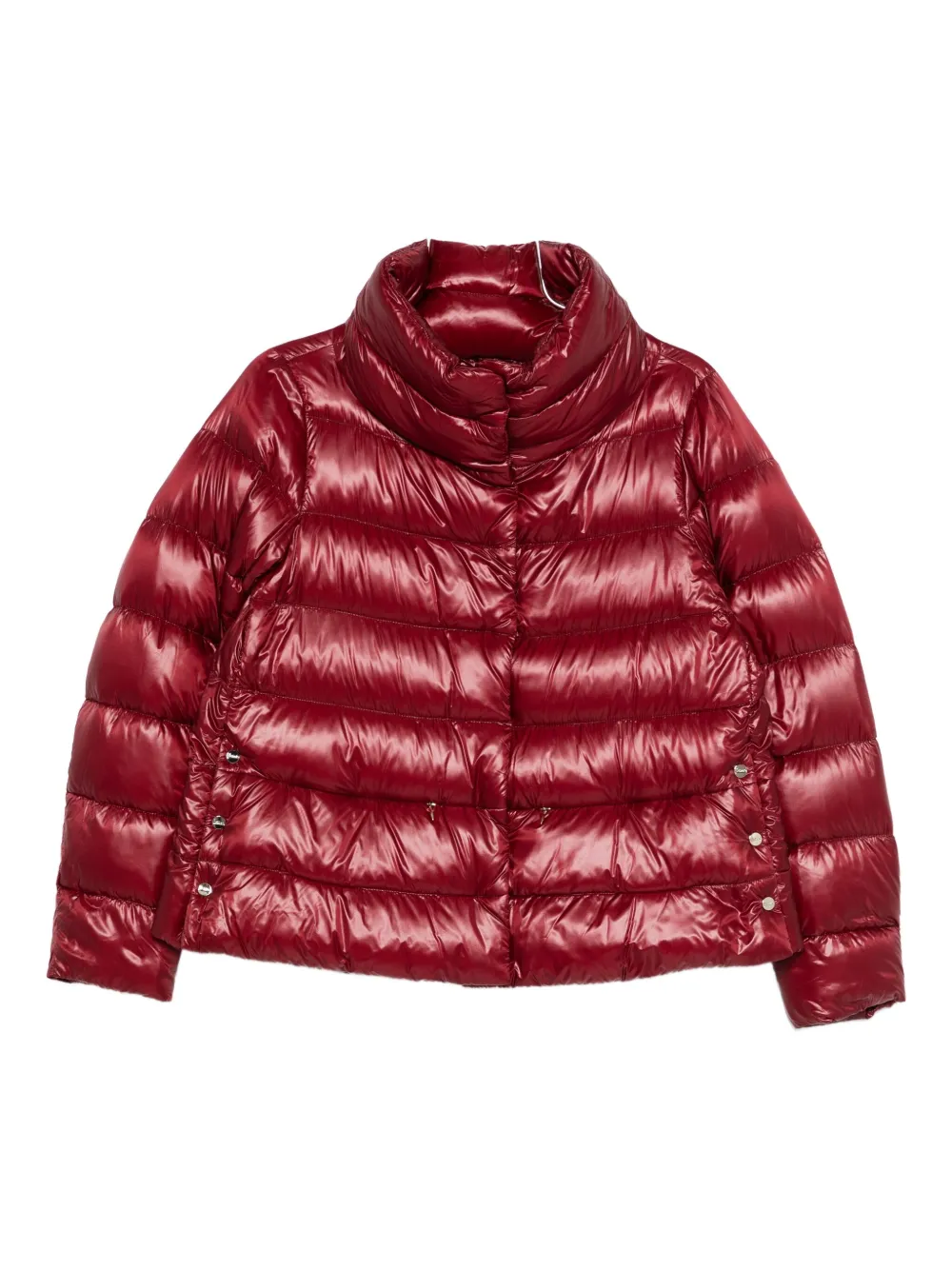 Herno quilted high-neck padded jacket Rood